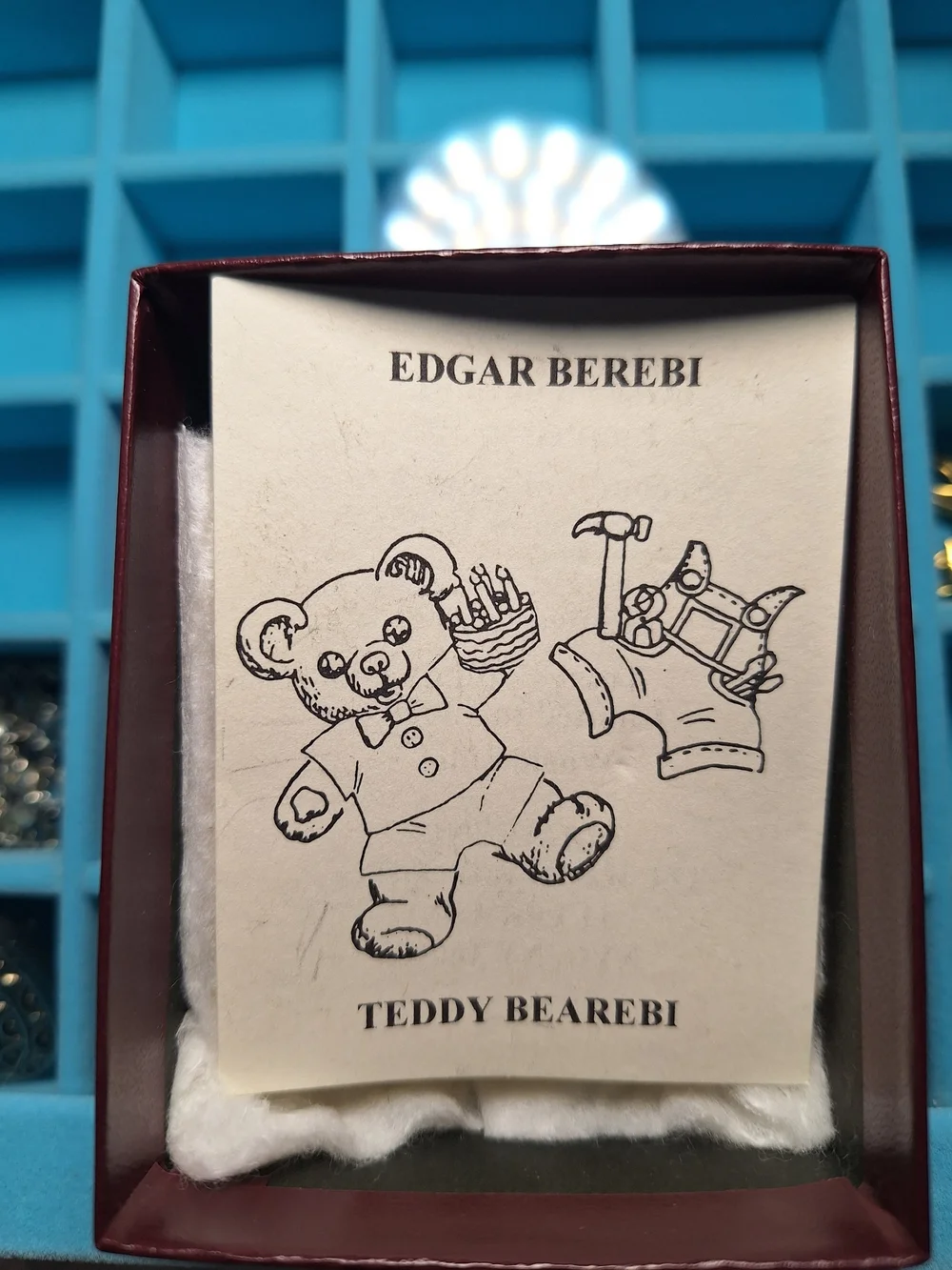 Vintage Teddy Bearebi Brooch Set By Edgar Berebi